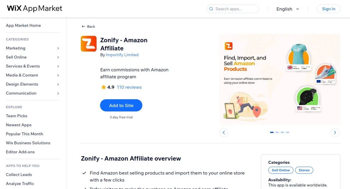 Zonify - Amazon Affiliate cover