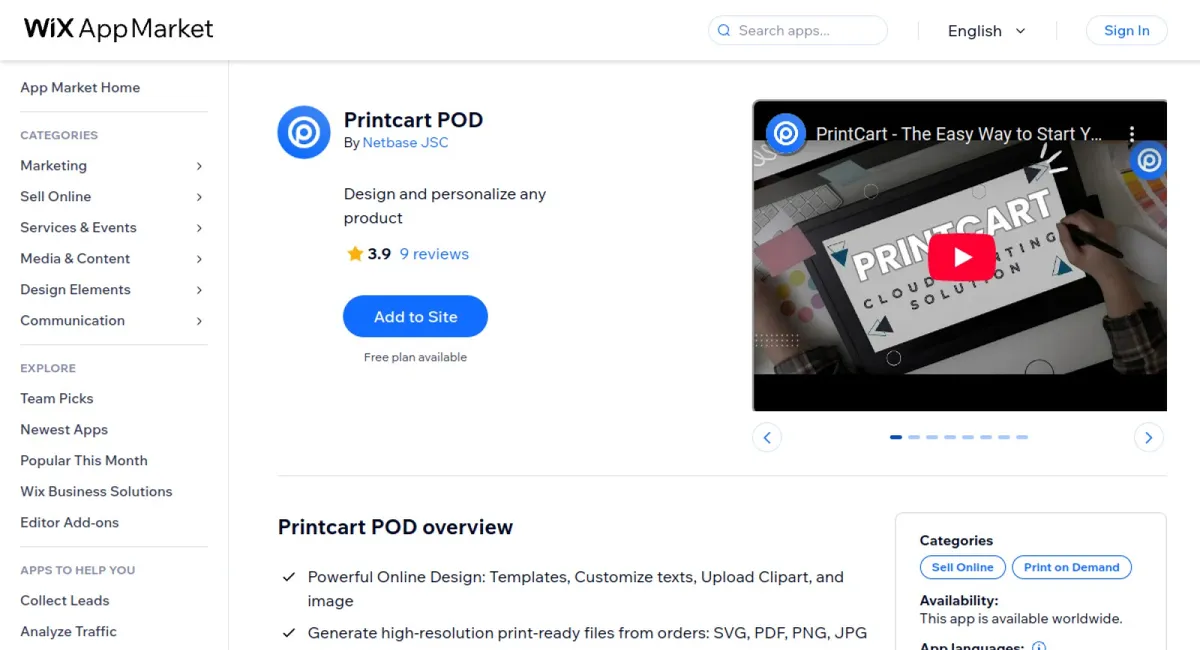 Printcart POD cover
