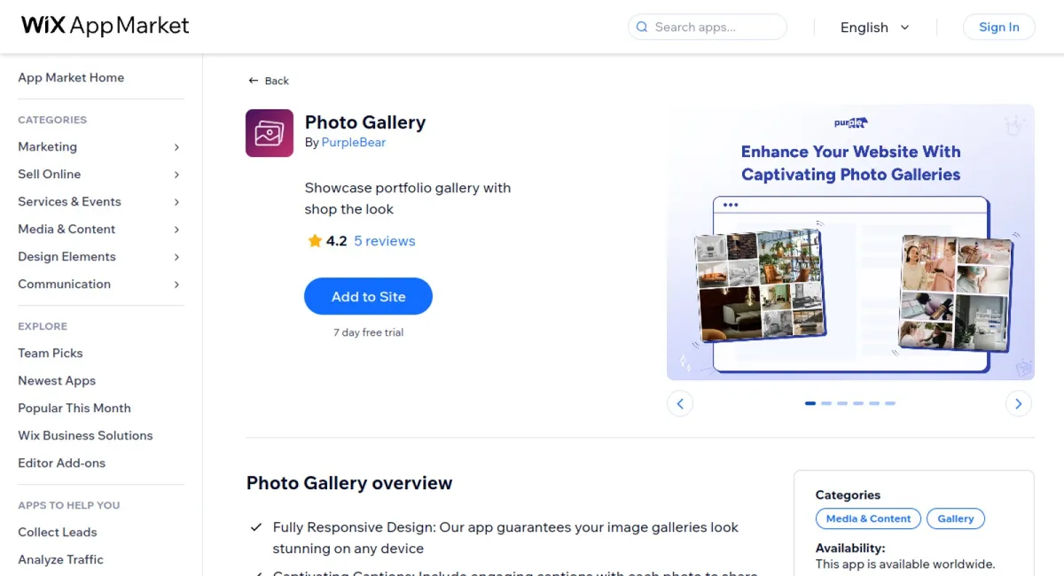 Photo Gallery cover