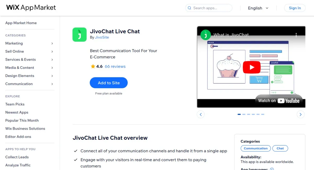 JivoChat Live Chat cover