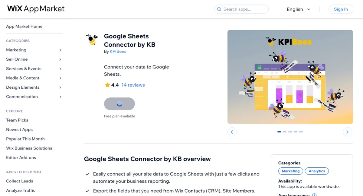 Google Sheets Connector by KB cover