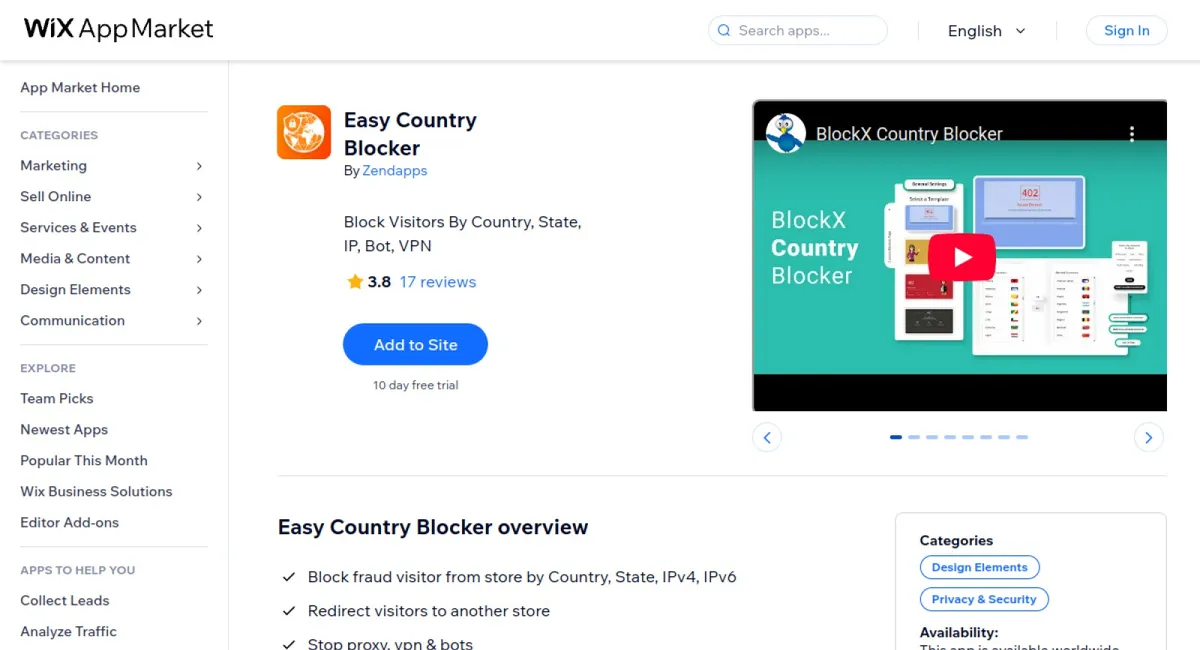 Easy Country Blocker cover