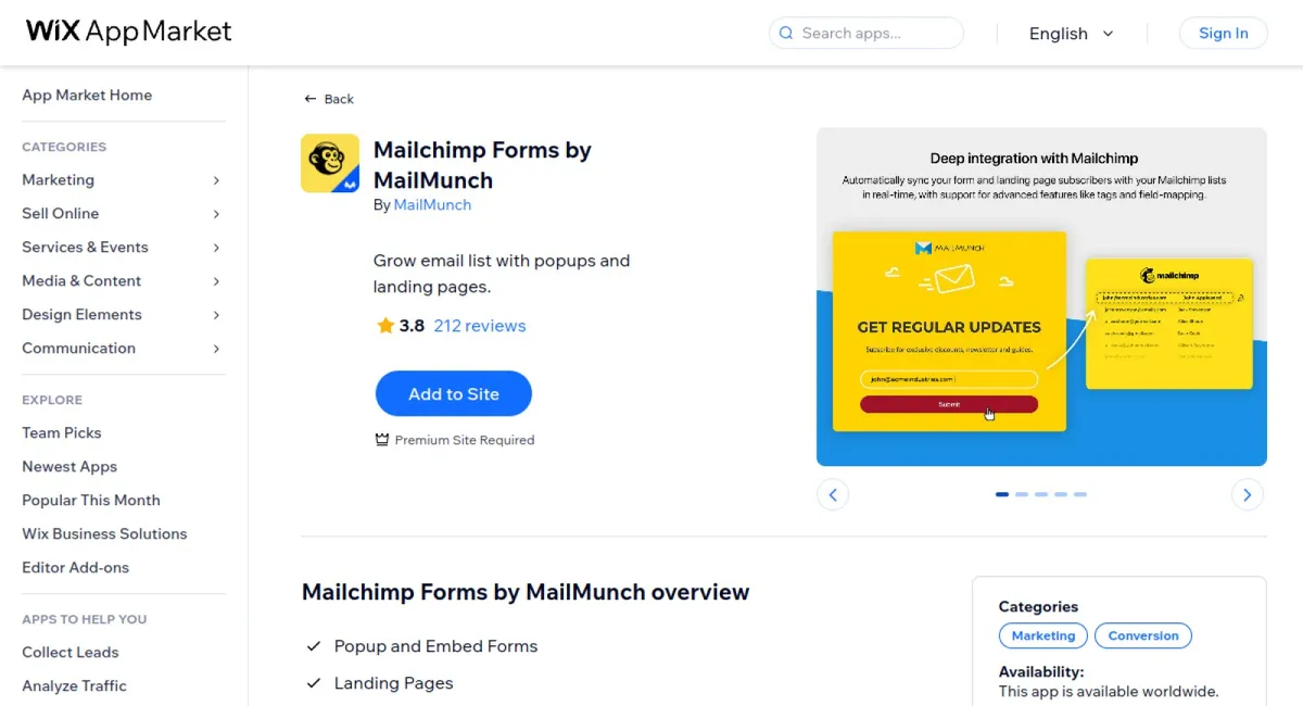 Mailchimp Forms by MailMunch cover