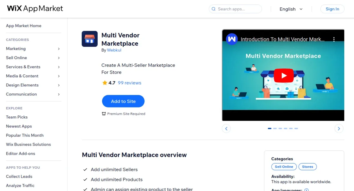 Multi Vendor Marketplace cover