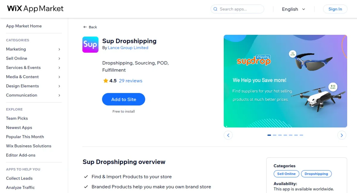 Sup Dropshipping cover