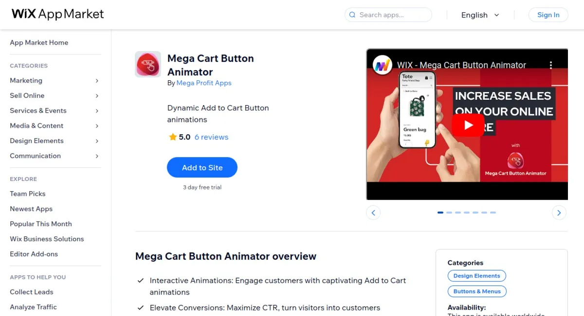 Mega Cart Button Animator cover