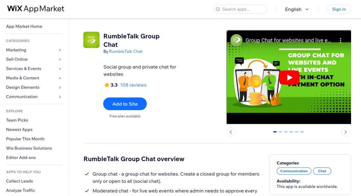 RumbleTalk Group Chat cover