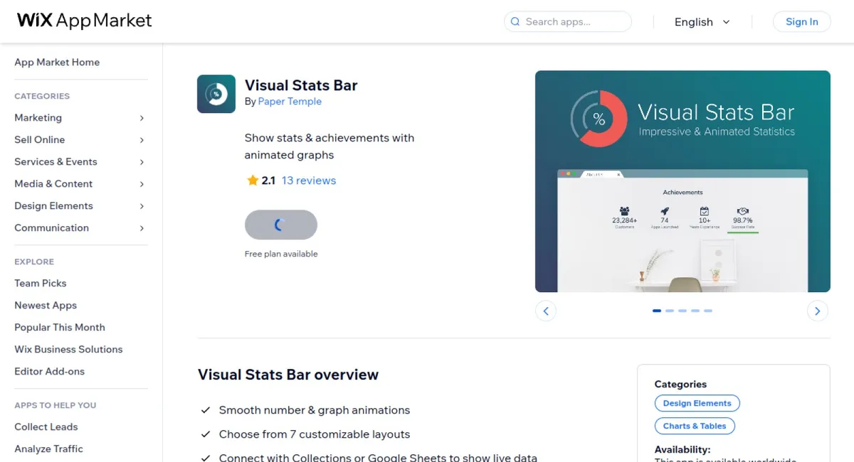 Visual Stats Bar cover