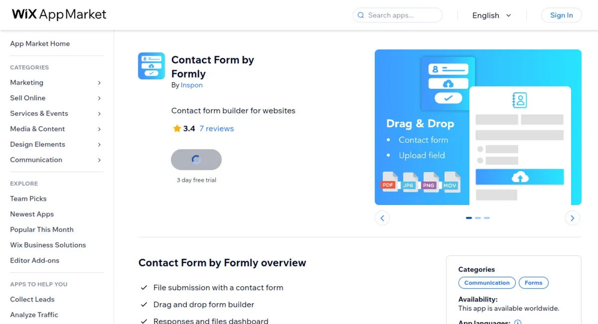 Contact Form by Formly cover