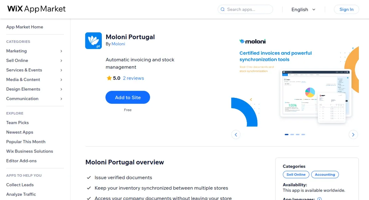 Moloni Portugal cover