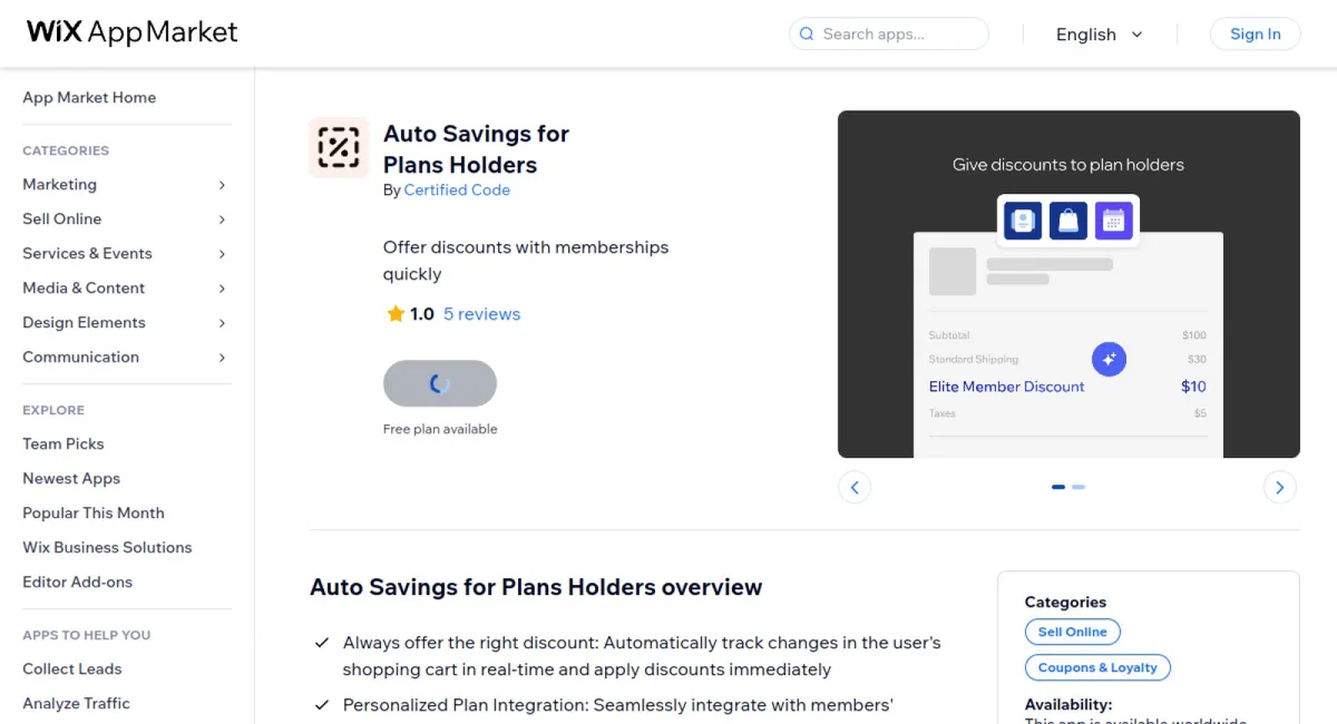Auto Savings for Plans Holders cover