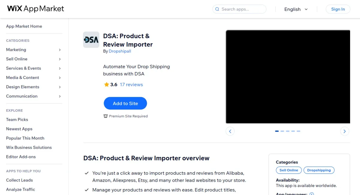 DSA: Product &amp; Review Importer cover