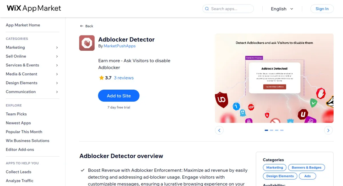 Adblocker Detector cover