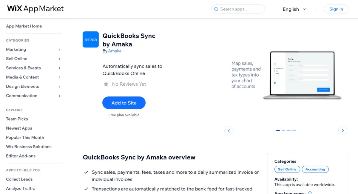 QuickBooks Sync by Amaka cover