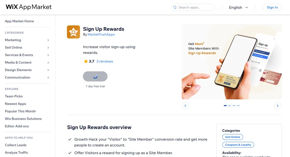 Sign Up Rewards cover