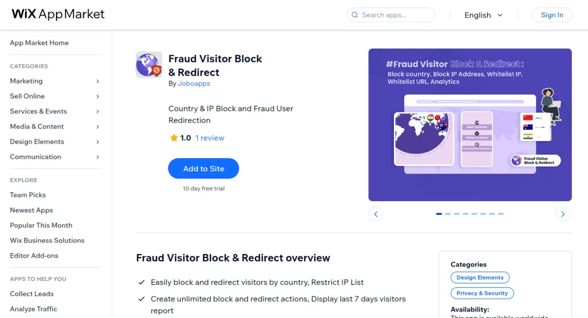 Fraud Visitor Block &amp; Redirect cover