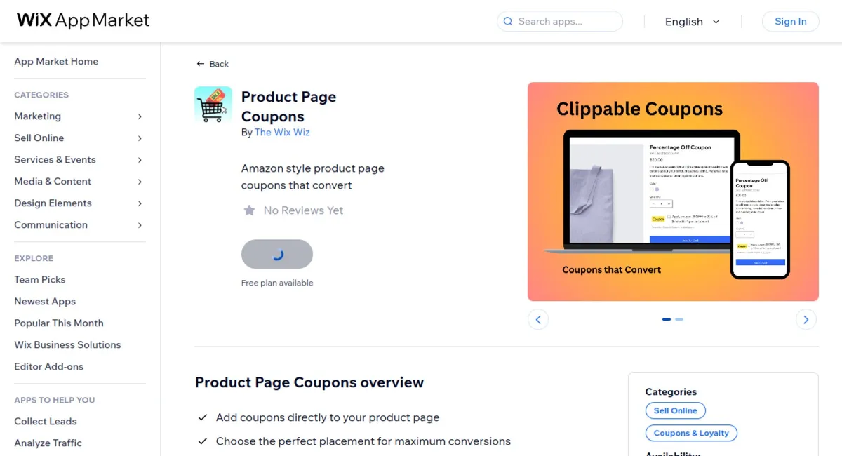Product Page Coupons cover