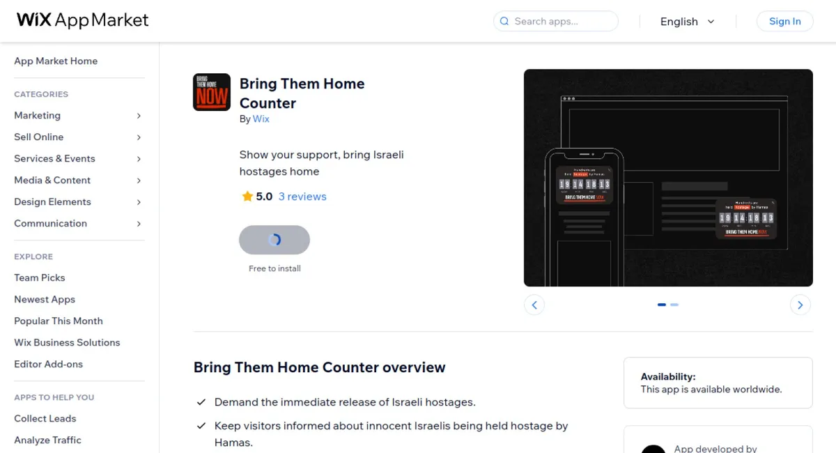 Bring Them Home Counter cover