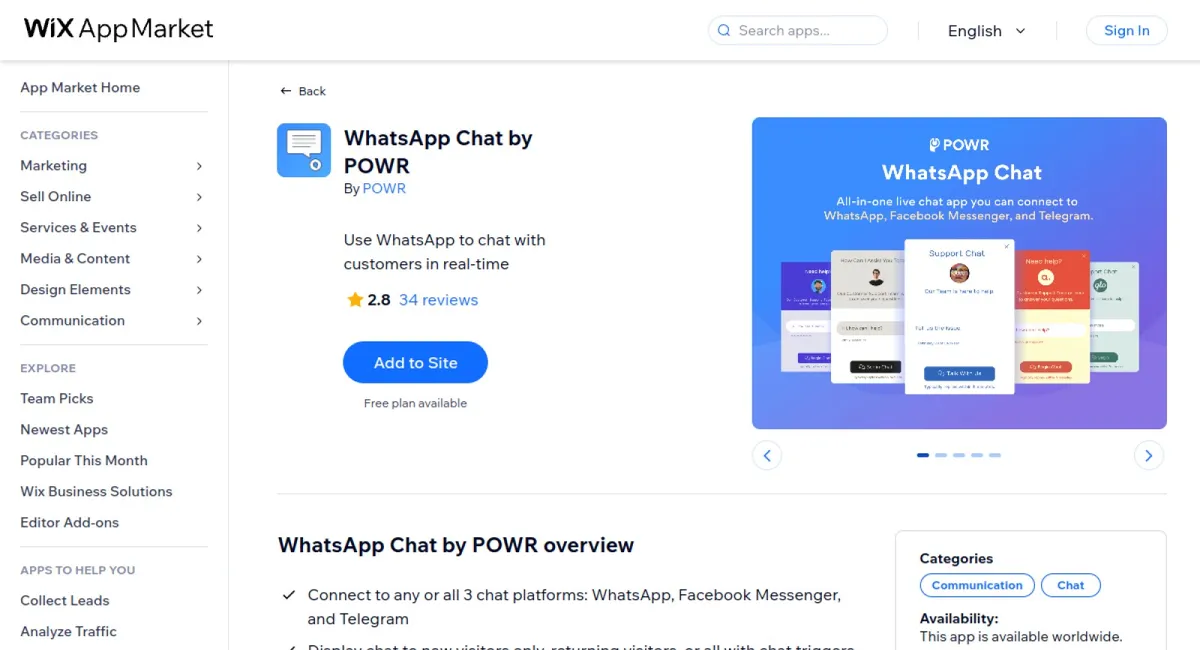 WhatsApp Chat by POWR cover