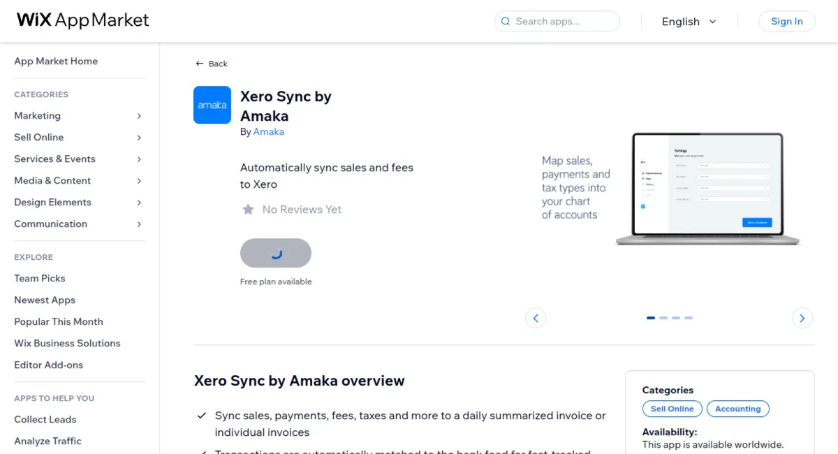 Xero Sync by Amaka cover