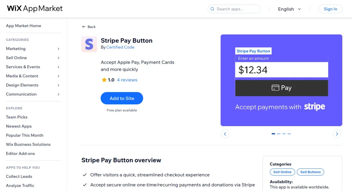 Stripe Pay Button cover