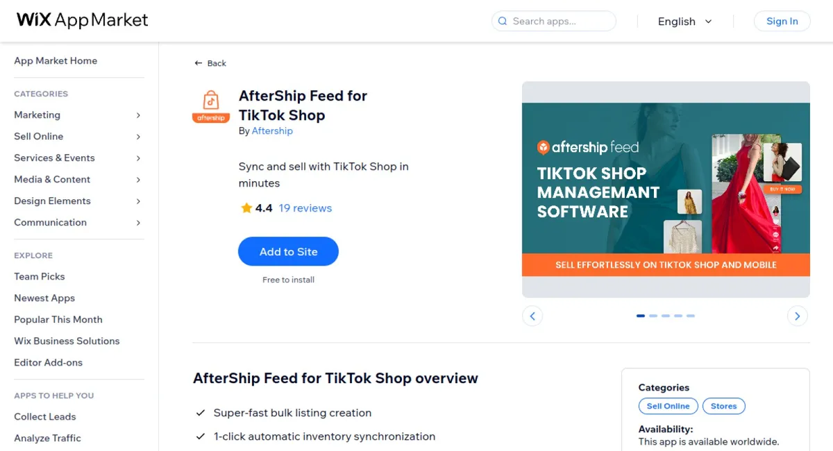 AfterShip Feed for TikTok Shop cover