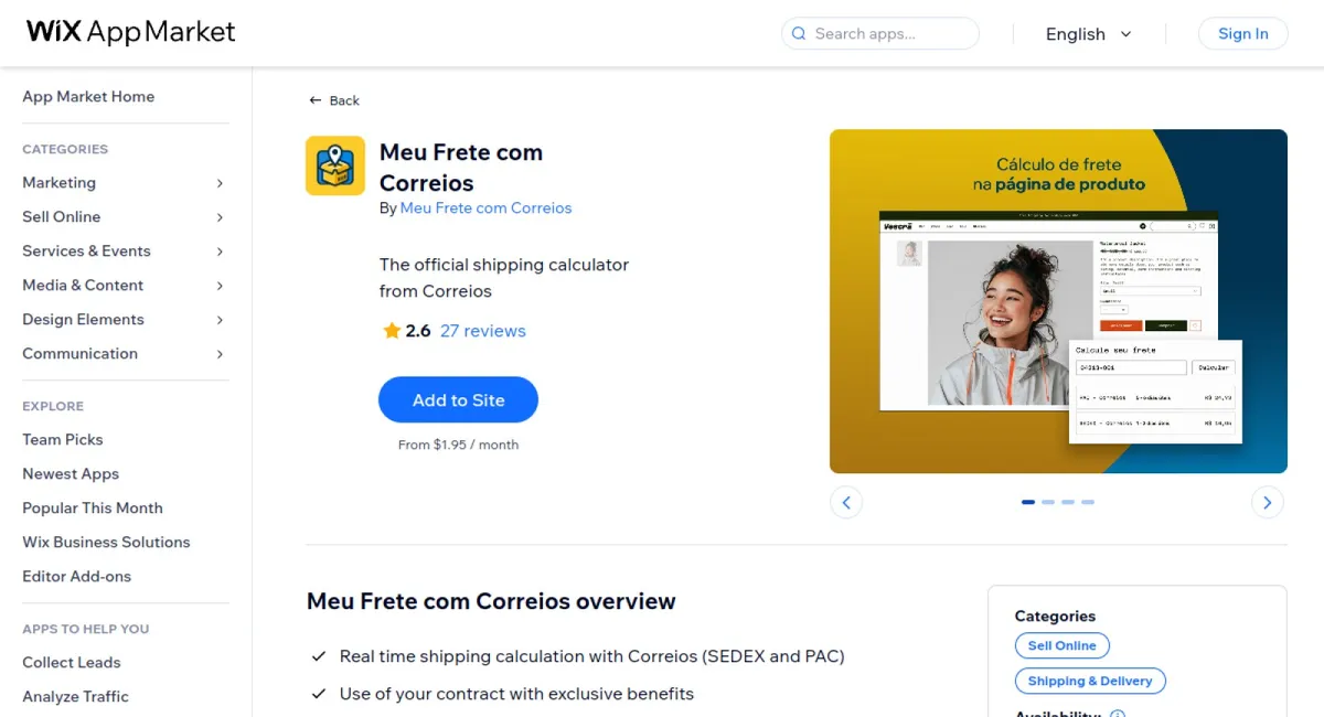 Meu Frete com Correios cover