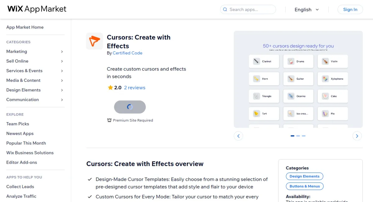 Cursors: Create with Effects cover