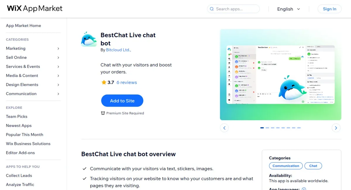 BestChat Live chat bot cover