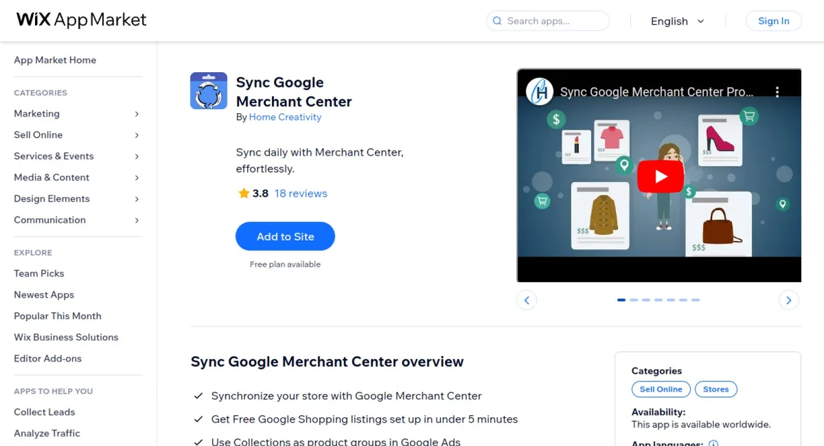 Sync Google Merchant Center cover