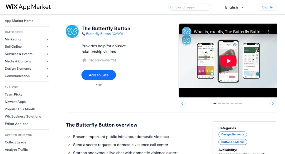 The Butterfly Button cover