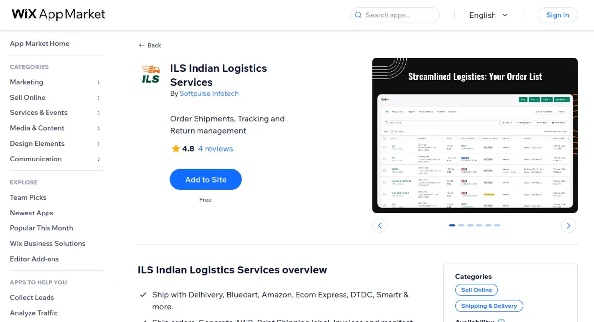 ILS Indian Logistics Services cover