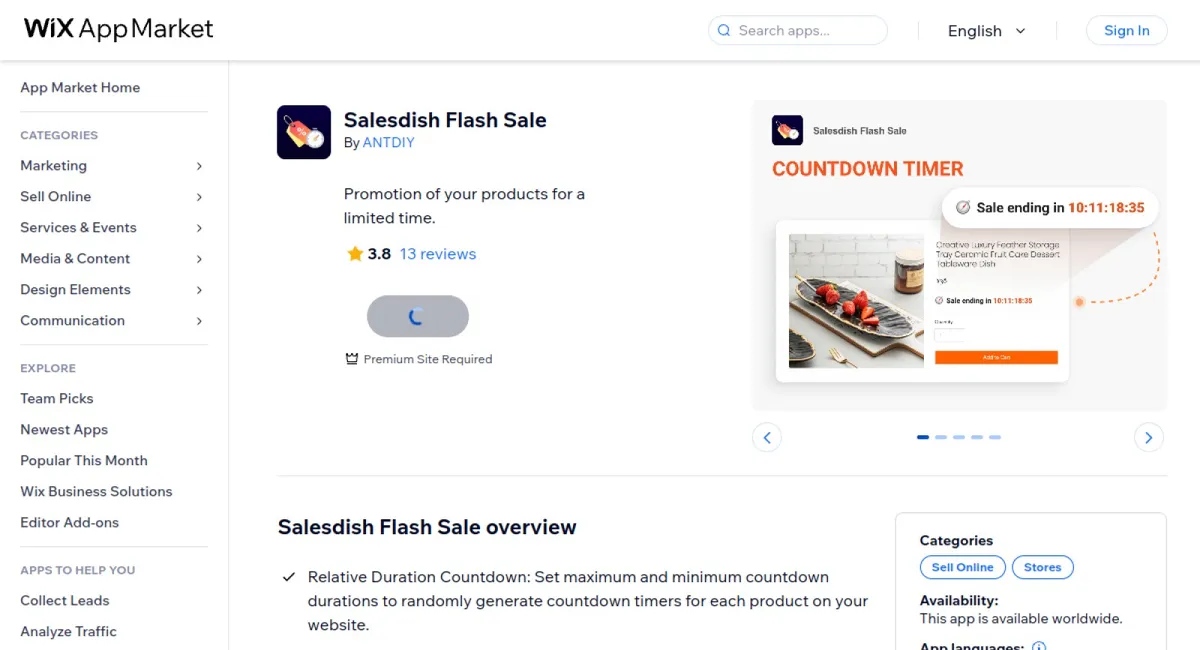 Salesdish Flash Sale cover