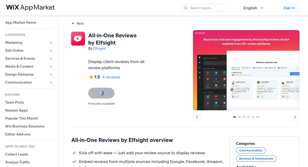 All-in-One Reviews by Elfsight cover