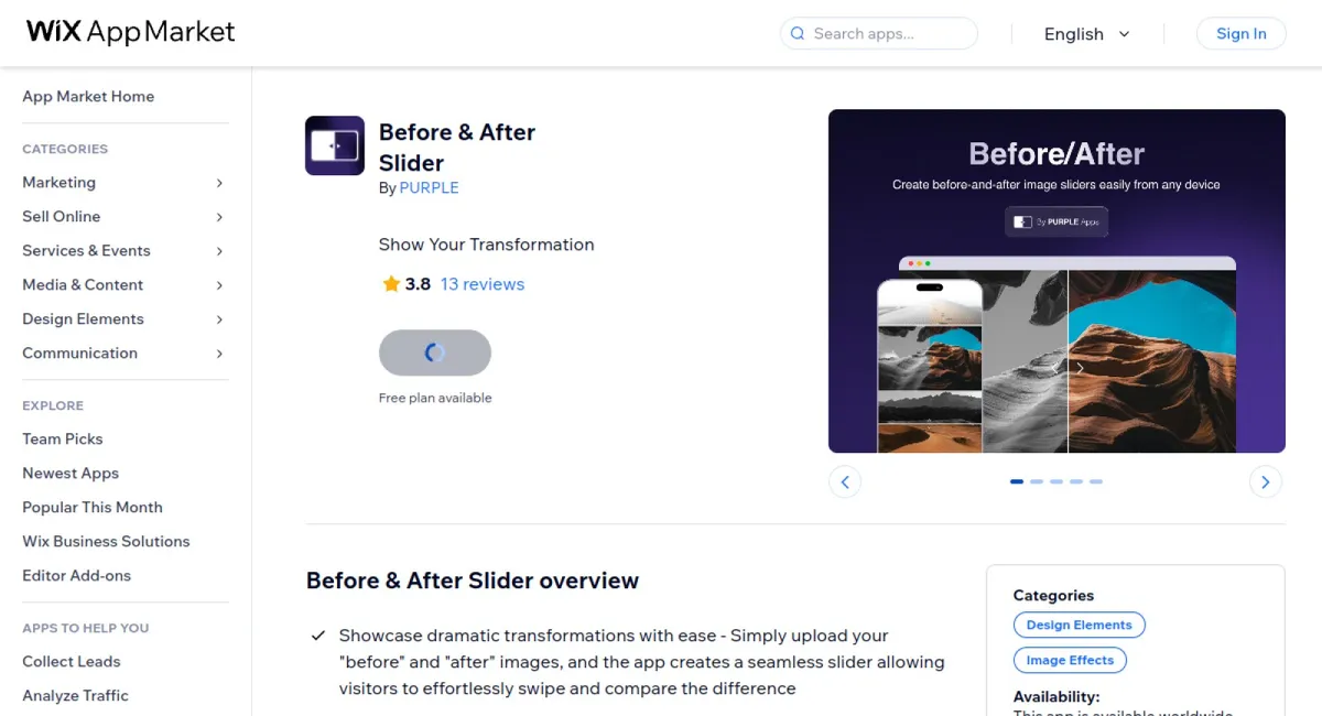 Before &amp; After Slider cover