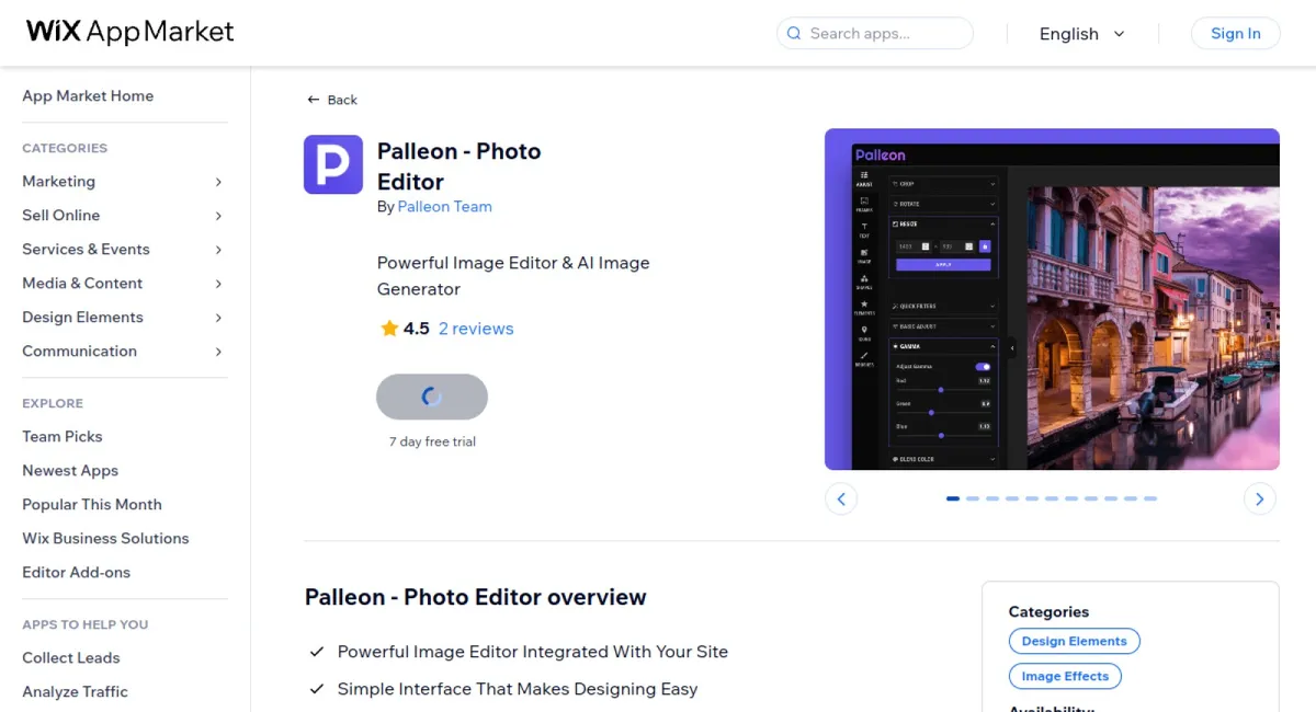 Palleon - Photo Editor cover