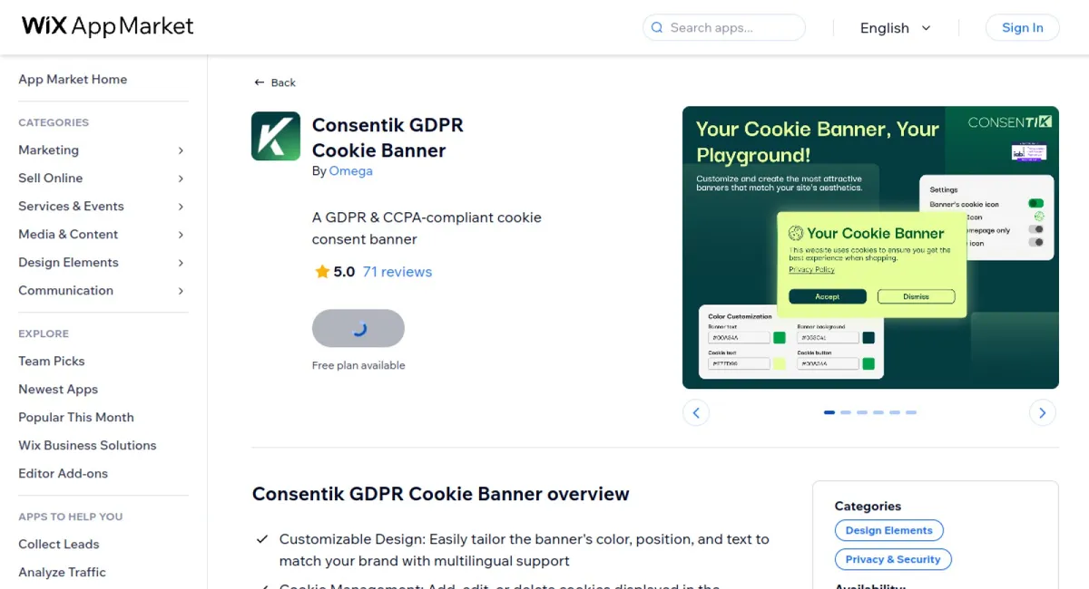 Consentik GDPR Cookie Banner cover