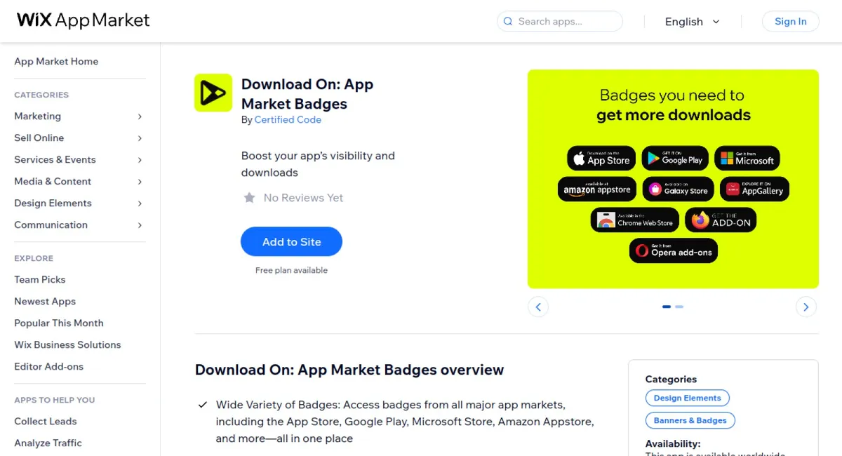 Download On: App Market Badges cover