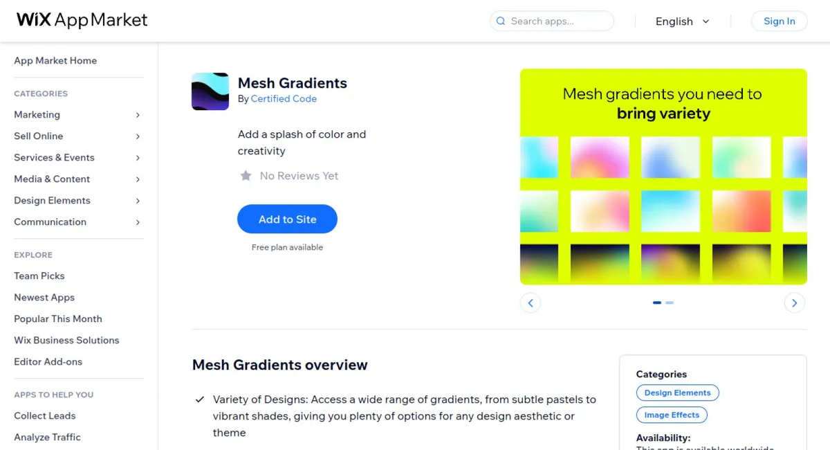 Mesh Gradients cover
