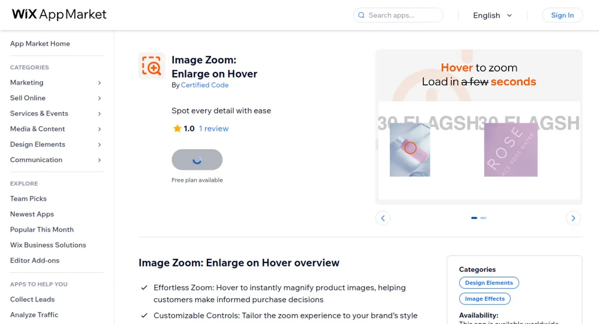 Image Zoom: Enlarge on Hover cover
