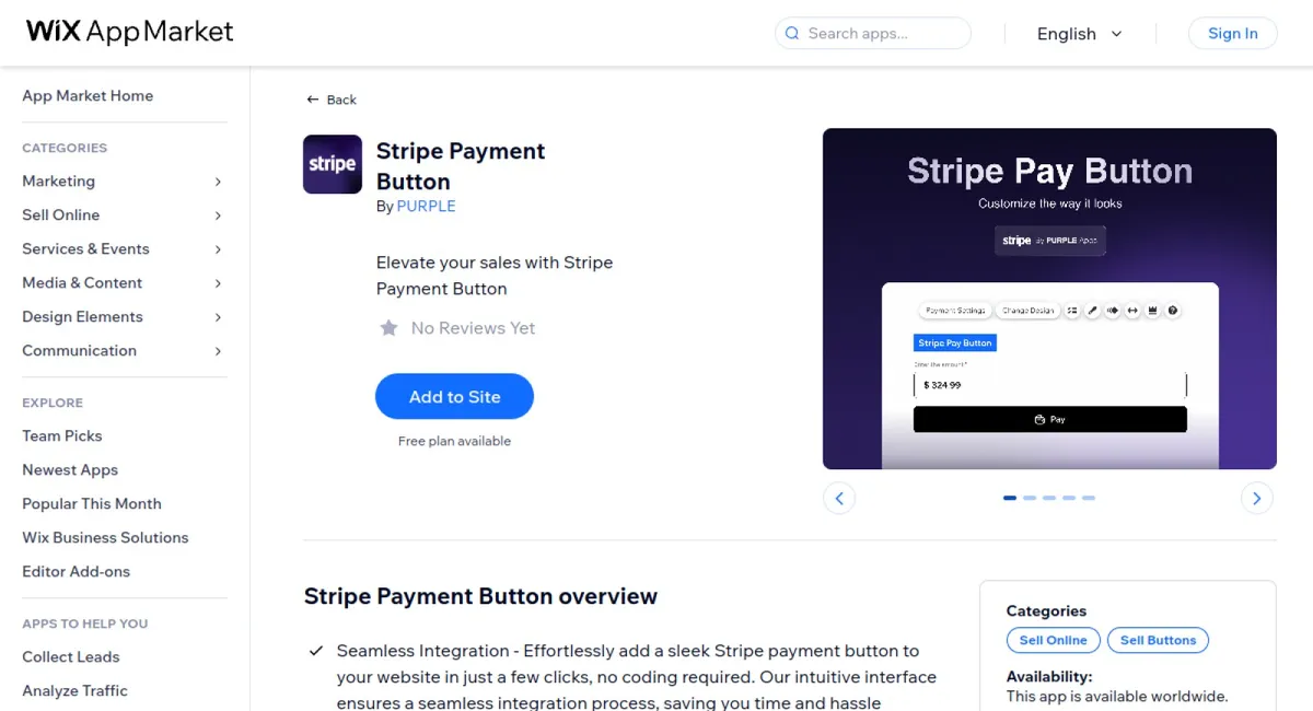 Stripe Payment Button cover