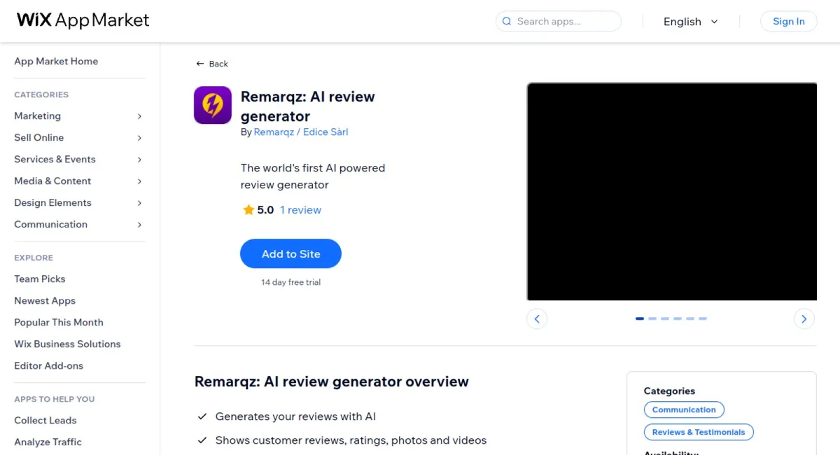One-Click Review Solution cover