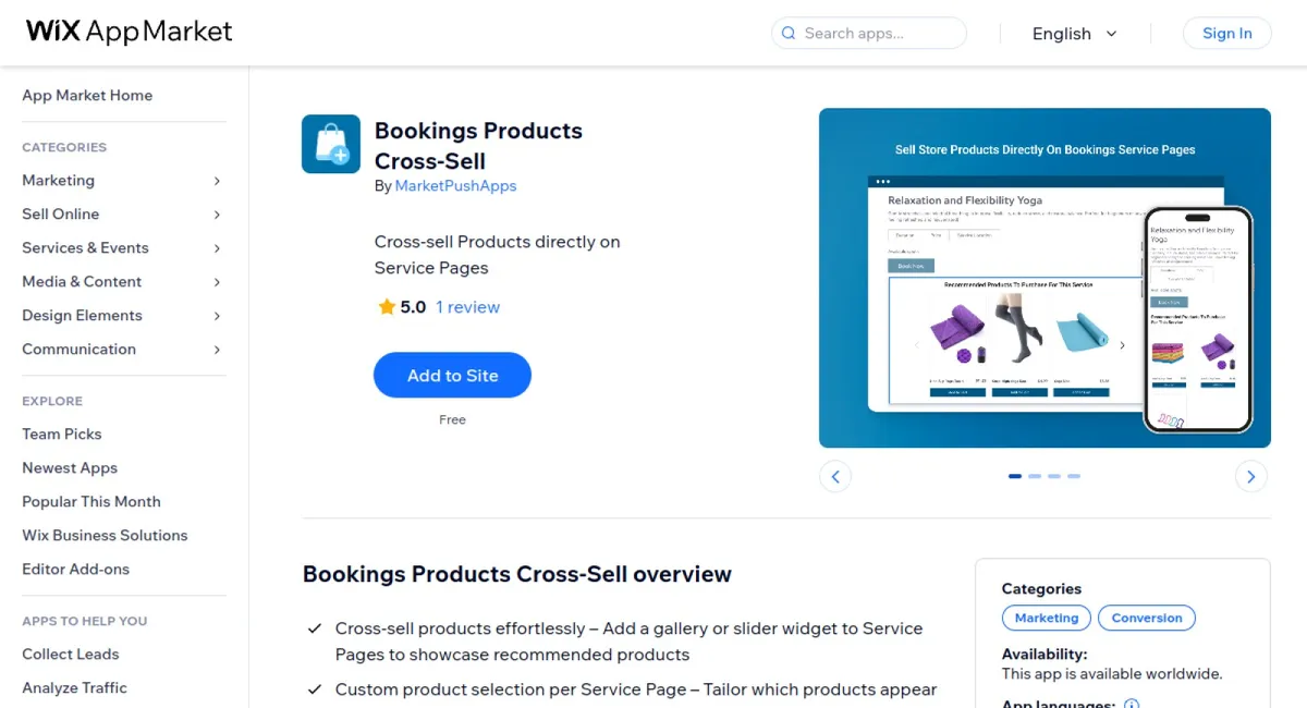 Bookings Products Cross-Sell cover