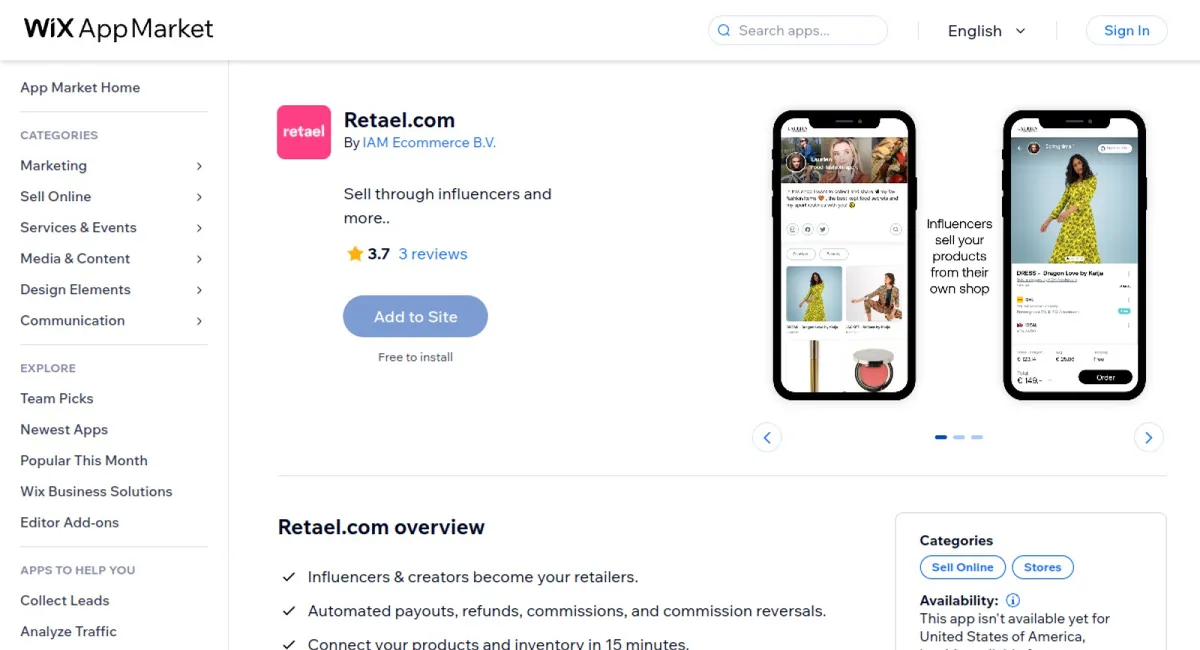 Retael.com cover