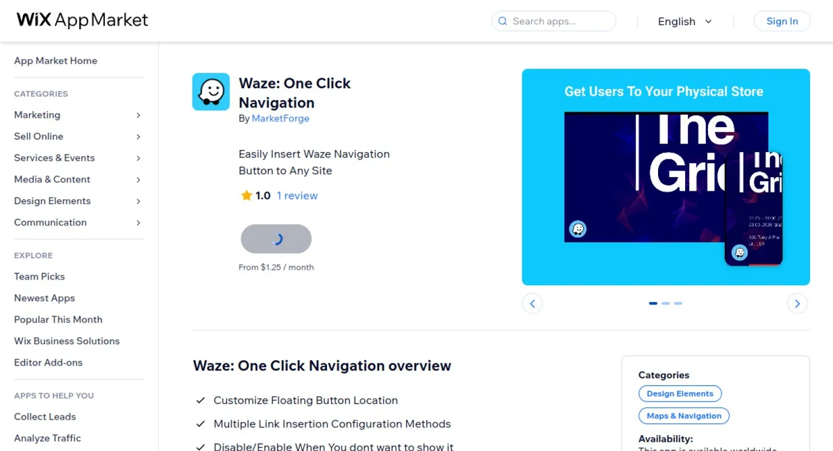 Waze: One Click Navigation cover