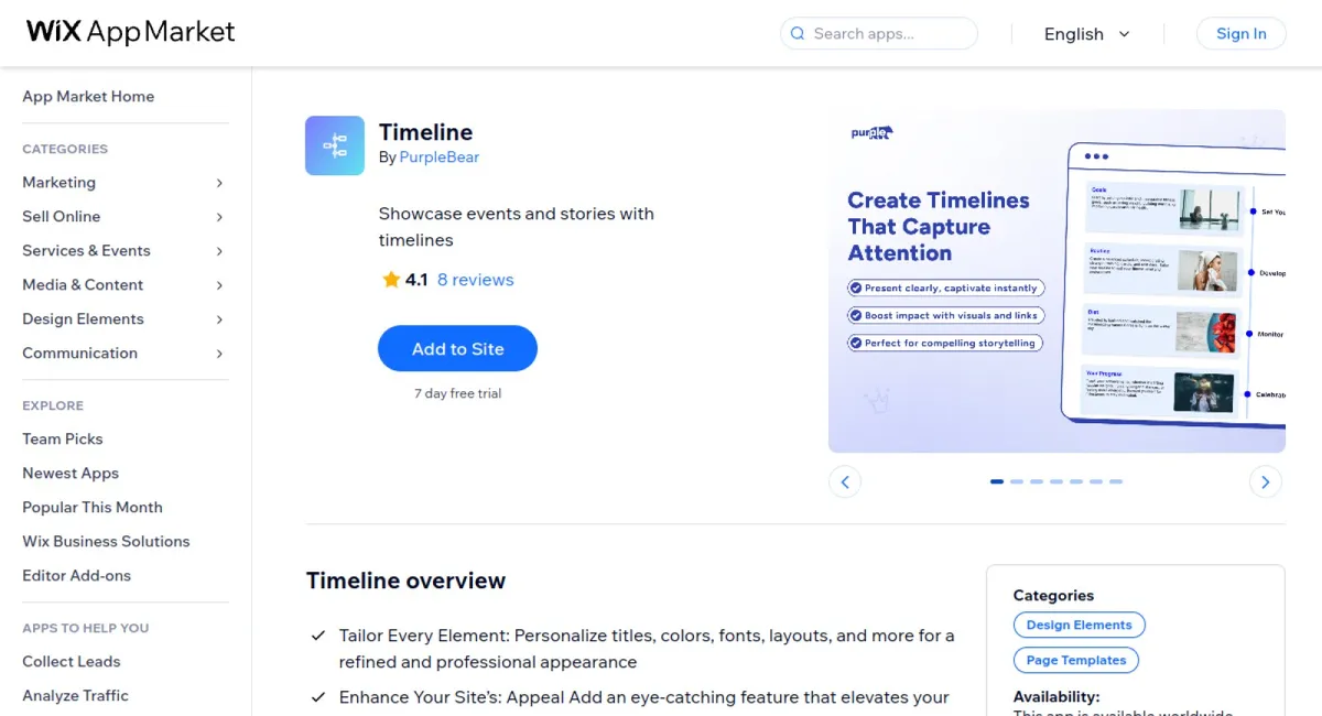 Timeline cover