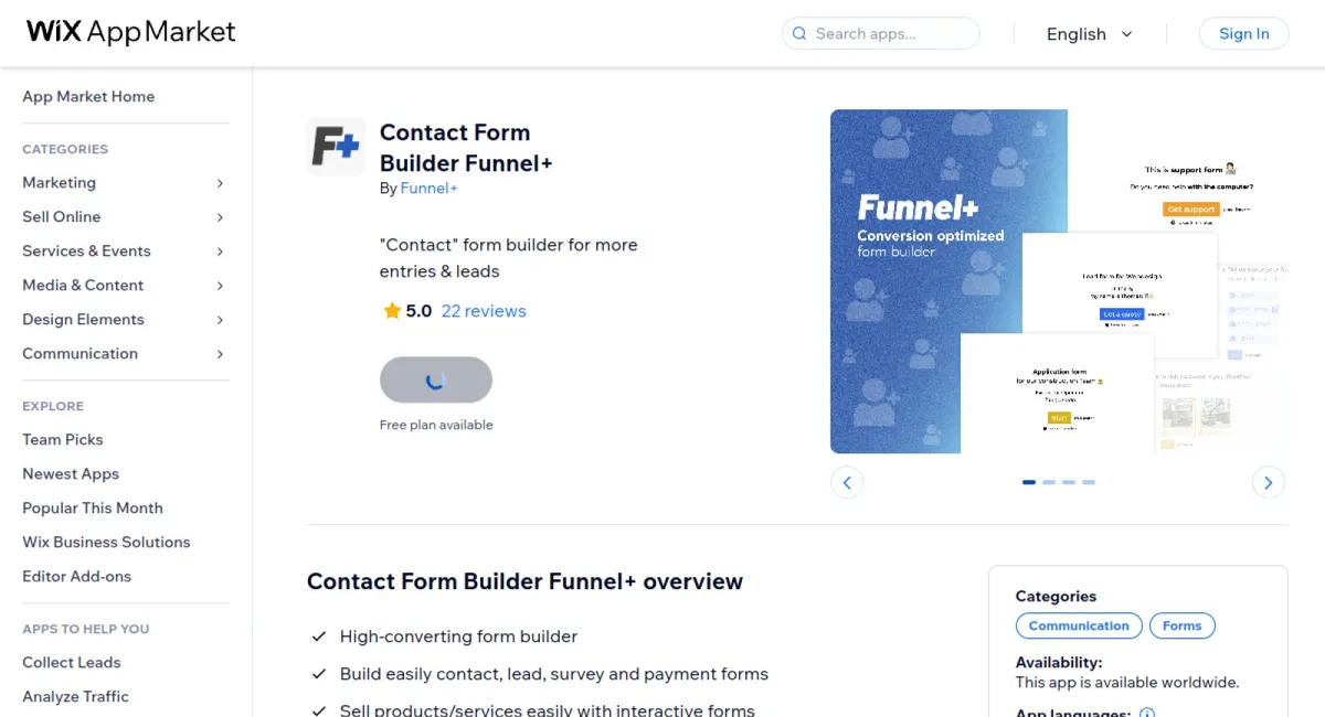 Contact Form Builder Funnel+ cover