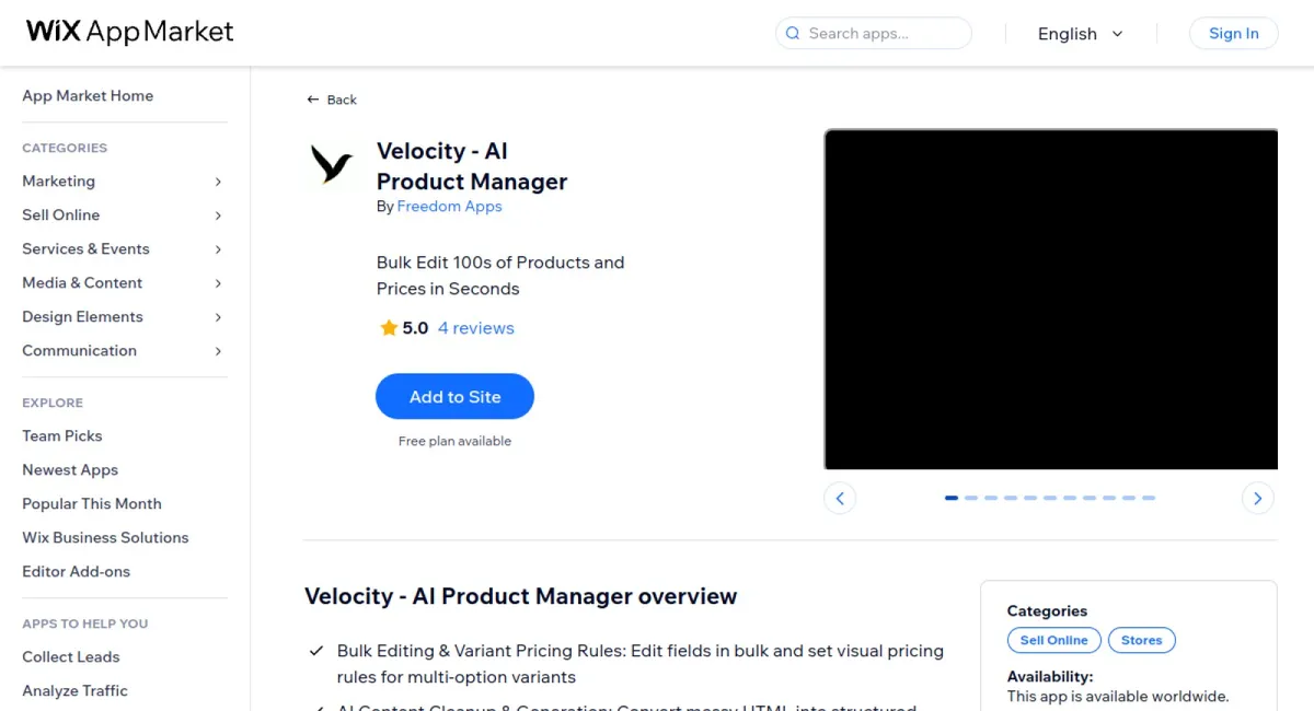 Velocity - Bulk Edit Variants cover
