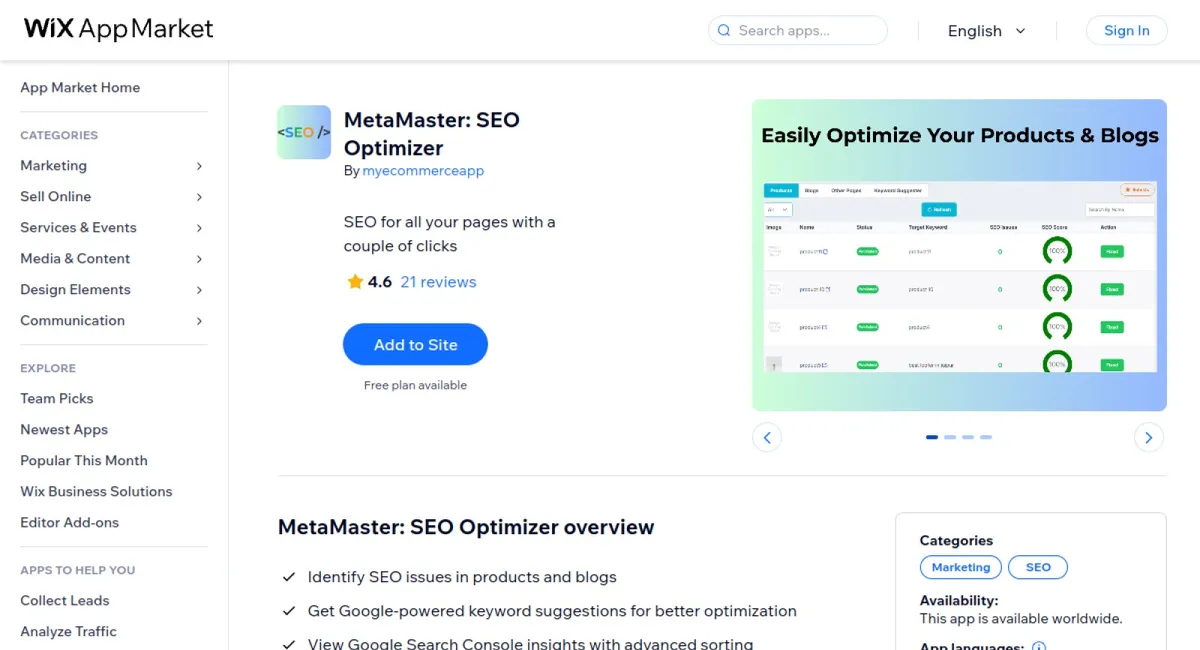 MetaMaster: SEO Optimizer cover