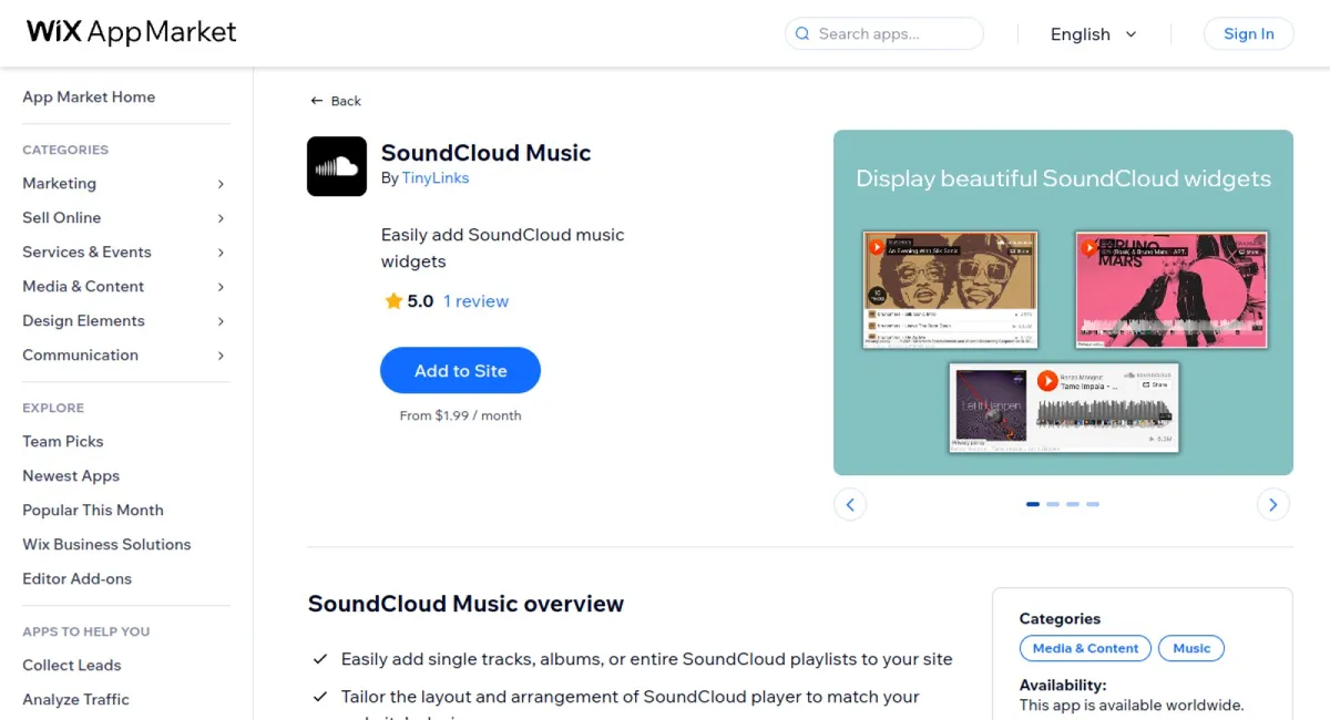 SoundCloud Music cover